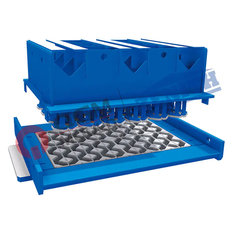 Stalen schimmel van bakstenen machine