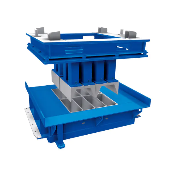 Onverbrande bakstenen machine -mal